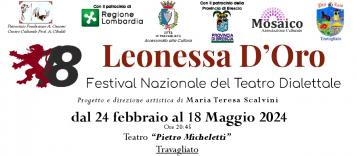 LEONESSA D'ORO 2024 - FESTIVAL NAZIONALE DEL TEATRO DIALETTALE 