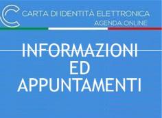 Carta d'Identità Elettronica - Informazioni ed Appuntamenti
